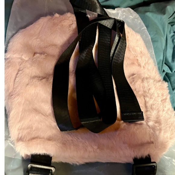 Stitch Disney Soft Backpack  2 zippers - top & side -11" Wide & 10.5" Tall About - Picture 3 of 6